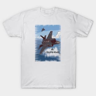 Aviation Jet pilot 'IFR: I Follow Roads' T-Shirt